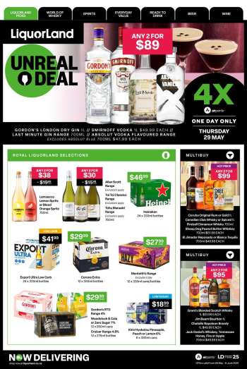 thumbnail - Liquorland catalogue - Unreal Deal
